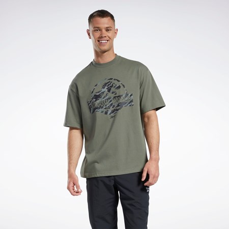 Reebok Jurassic World T-Shirt Vihreä | LECTFV-364