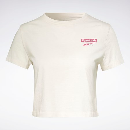 Reebok Koulutus Essentials Graafinen T-Shirt Valkoinen | VJXMSZ-289