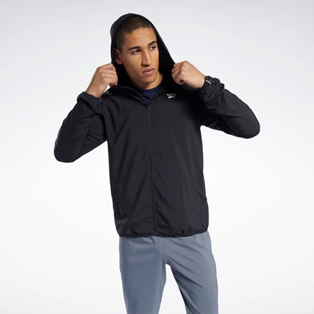 Reebok Koulutus Essentials Jacket Mustat | VYGISH-364
