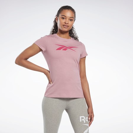 Reebok Koulutus Essentials Vector Graafinen Tee Infused Lilac | DRBIPM-380