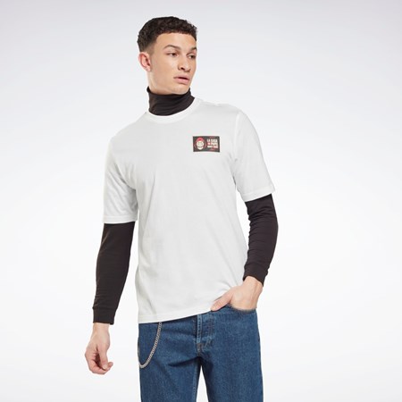 Reebok La Casa De Papel T-Shirt Valkoinen | VLSJQX-961