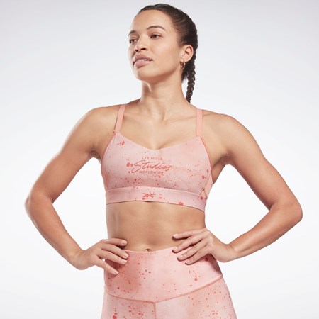 Reebok Les Mills® Strappy Sports Bra Koralli | URYVBJ-753