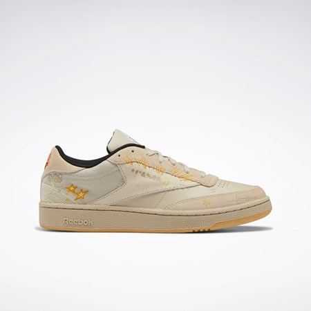 Reebok Looney Tunes Club C 85 Shoes Mustat | TNJWLQ-976
