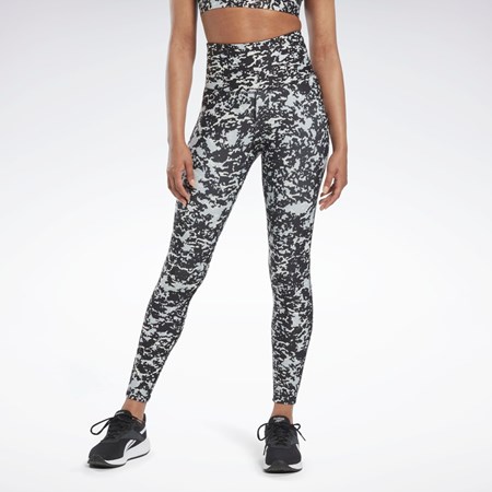 Reebok Lux 2.0 Speckle Modern Safari Leggings Mustat | GJCXDI-108