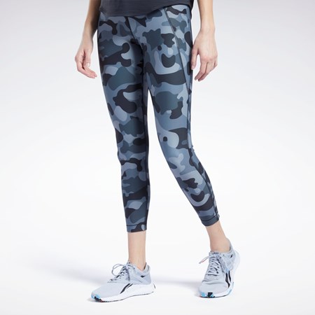 Reebok Lux Bold High-Rise Leggings Mustat | XVQRUB-728