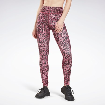 Reebok Lux Bold Leggings Punch Berry | OLPNDS-165