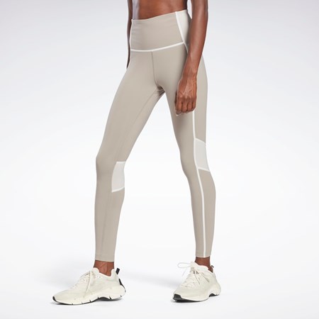 Reebok Lux High-Waisted Colorblock Tights Harmaat | RJZBKF-562