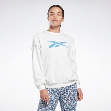 Reebok MYT Crew Sweatshirt Valkoinen | LBAQVC-810