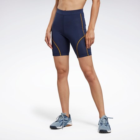 Reebok MYT Lyhyt Tights Laivastonsininen | YKJXOL-815
