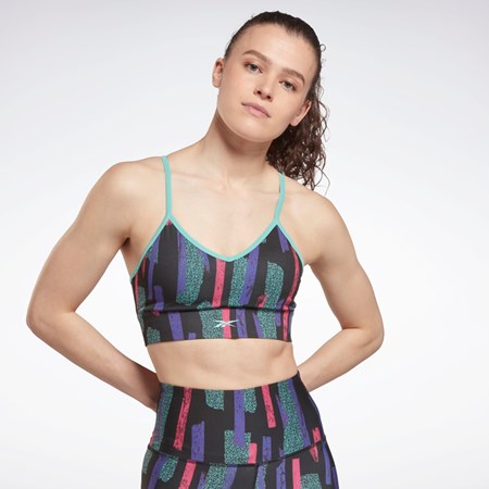 Reebok MYT Printed Bra Pinkki | JPYTXS-495