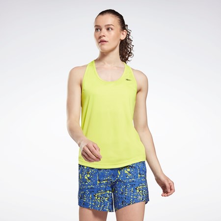 Reebok Mesh Back Tank Top Keltainen | HMZGVQ-378