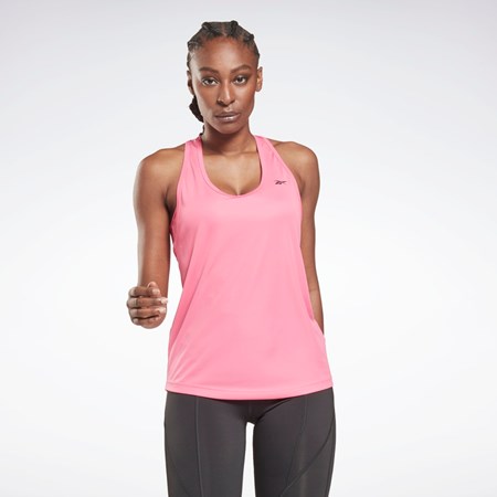 Reebok Mesh Back Tank Top Pinkki | NRFQTK-487