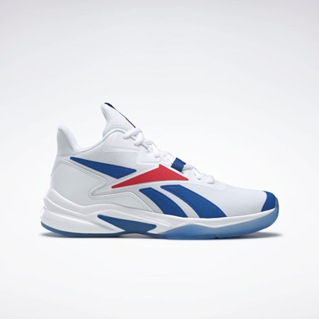Reebok More Buckets Basketball Shoes Valkoinen Sininen Punainen | JHODUL-970