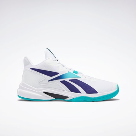 Reebok More Buckets Basketball Shoes Valkoinen Violetit | QNTZAP-350