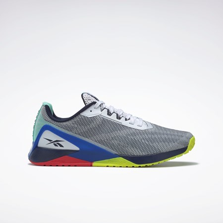 Reebok Nano X1 Grit Koulutus Shoes Valkoinen Laivastonsininen Sininen | CWLQBP-268