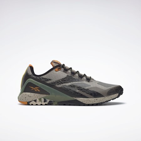 Reebok National Geographic Nano X1 Adventure Shoes Vaaleanmustat Vihreä | CHJZDN-274