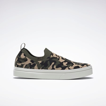 Reebok OnLux Slip-On Kävely Shoes Vihreä Mustat | MZPKYU-238