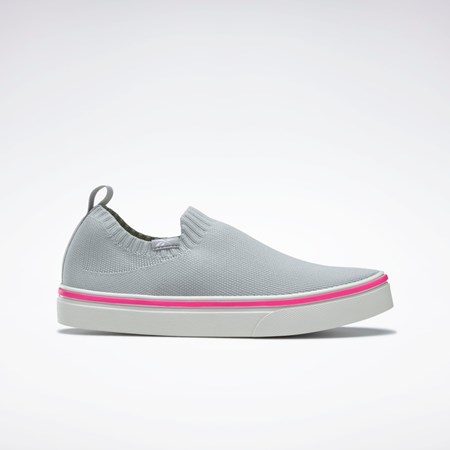 Reebok OnLux Slip-On Shoes Harmaat Valkoinen Pinkki | IGEVKO-501