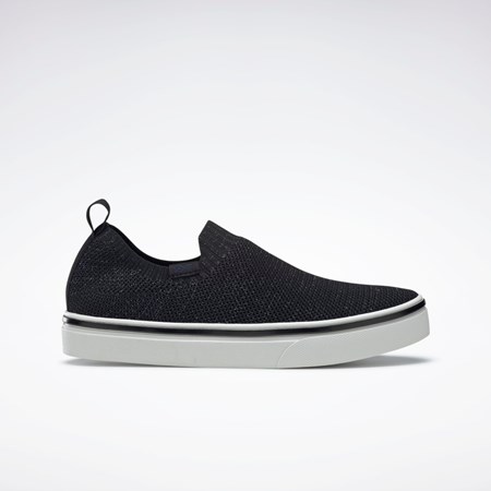 Reebok OnLux Slip-On Shoes Mustat Harmaat Valkoinen | CFSPMI-028