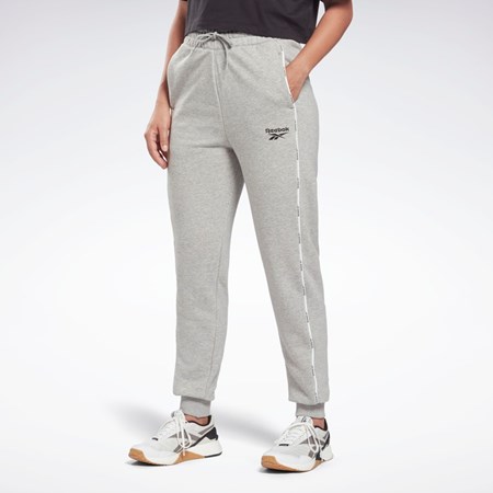 Reebok Piping Joggers Harmaat | FMUGXS-654