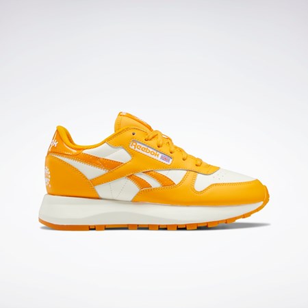 Reebok Popsicle Classic Leather SP Shoes Semi Fire Spark / Chalk / Semi Fire Spark | DSVTYC-618