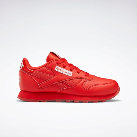 Reebok Popsicle Classic Leather Shoes - Preschool Punainen Punainen Punainen | JRMHWC-075