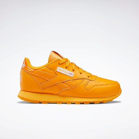 Reebok Popsicle Classic Leather Shoes - Preschool Semi Fire Spark / Semi Fire Spark / Semi Fire Spark | WAPSMI-397