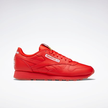 Reebok Popsicle Classic Leather Shoes Punainen Punainen Punainen | MWCNPJ-031