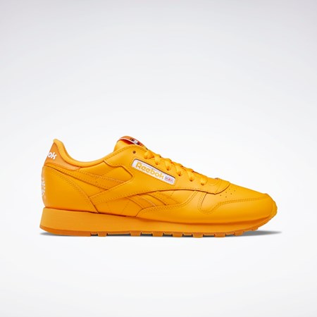 Reebok Popsicle Classic Leather Shoes Semi Fire Spark / Semi Fire Spark / Semi Fire Spark | VDQYUL-628