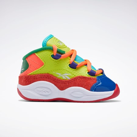 Reebok Question Mid Shoes - Toddler Oranssi Keltainen Violetit | ORIWHA-298