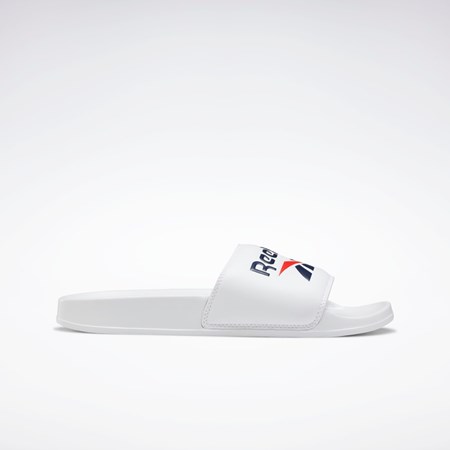 Reebok Reebok Classic Slides Valkoinen Laivastonsininen Punainen | DLVWKX-148