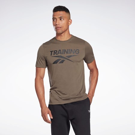 Reebok Reebok Graafinen Series T-Shirt Vihreä | EGNBWU-408
