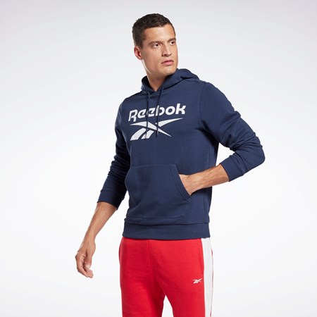 Reebok Reebok Identity Big Logo Hoodie Laivastonsininen Valkoinen | HATMBS-073