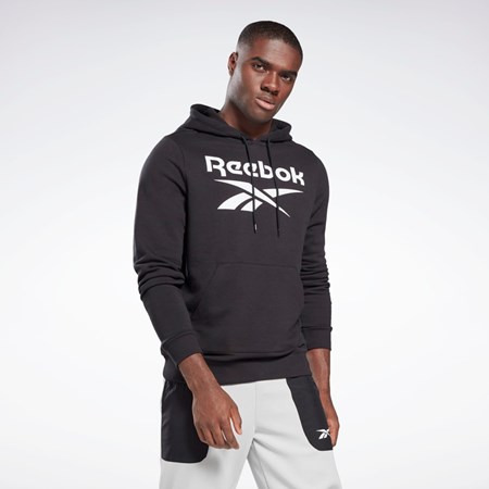 Reebok Reebok Identity Big Logo Hoodie Mustat | HOZSQD-563