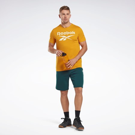 Reebok Reebok Identity Big Logo T-Shirt Bright Ochre | GSLEZF-649