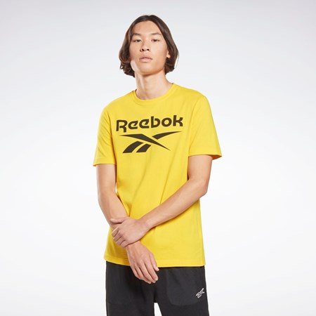 Reebok Reebok Identity Big Logo T-Shirt Keltainen | QZXVIP-256