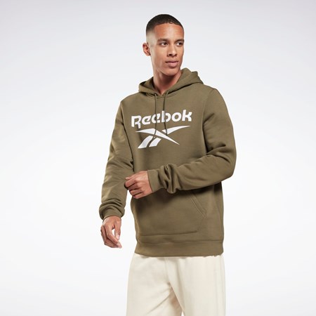 Reebok Reebok Identity Fleece Hoodie Vihreä | VQBWMF-641