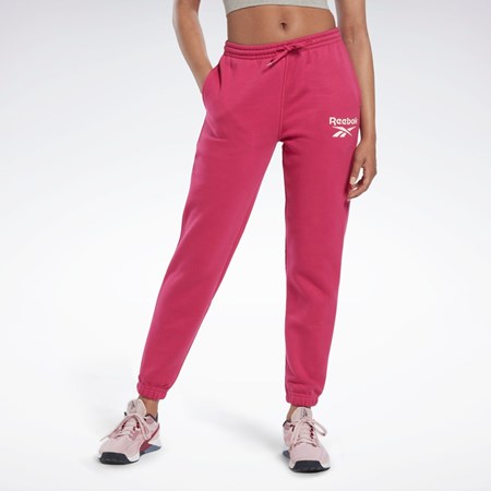 Reebok Reebok Identity Logo Fleece Joggers Pinkki | LWBCDA-275
