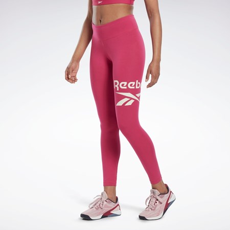 Reebok Reebok Identity Logo Leggings Pinkki | BEJGZT-964