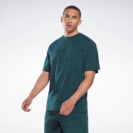 Reebok Reebok Identity Vector T-Shirt Vihreä | ICNQFP-130