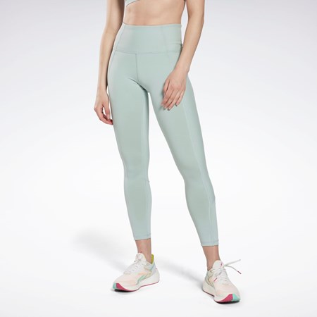 Reebok Rib High-Rise Leggings Harmaat | QZUEMH-769