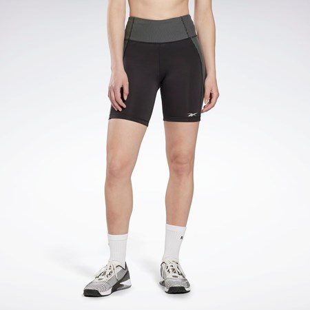 Reebok Rib High-Rise Leggings Mustat | GVPITM-710