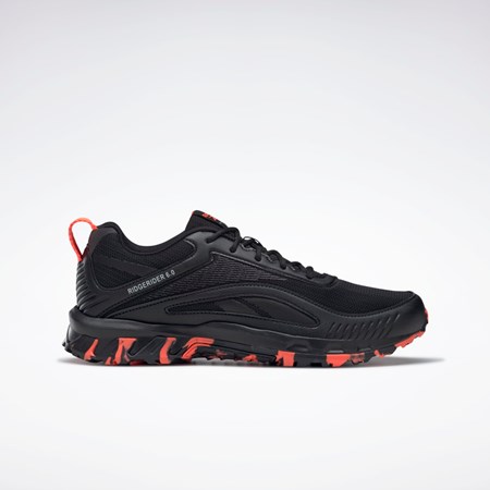 Reebok Ridgerider 6 Shoes Mustat Harmaat Oranssi | GHSWCB-570