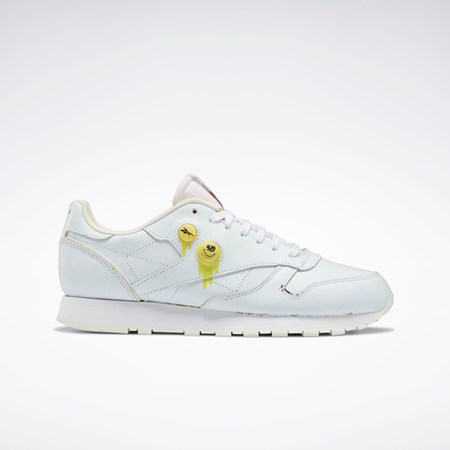Reebok Smiley Classic Leather Pump 50th Shoes Valkoinen Valkoinen | CSRHAJ-821