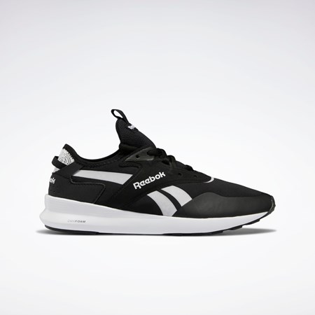 Reebok Spark Run Shoes Mustat Valkoinen Hopea | VCHNGP-128