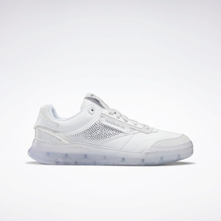Reebok Très Rasché Club C Legacy Diamanté Shoes Valkoinen Hopea | UKHIFL-140