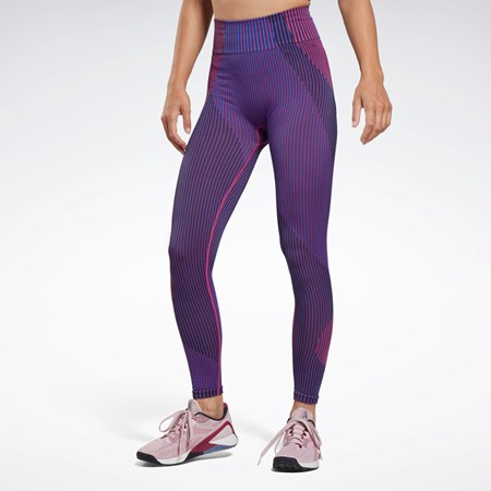 Reebok United By Fitness Myoknit Seamless Leggings Sininen | XUEMCB-648