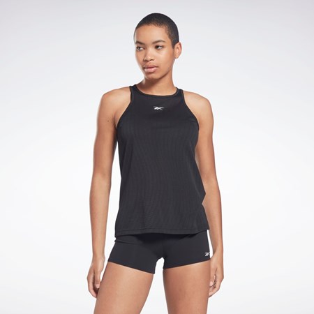 Reebok United By Fitness Perforated Tank Top Mustat | JOQPIZ-069