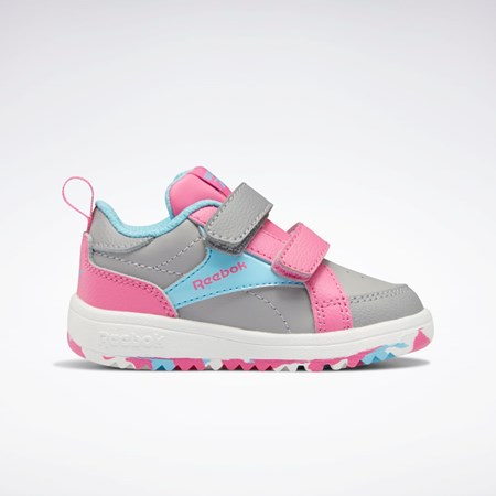 Reebok Weebok Clasp Low Shoes - Toddler Harmaat Sininen Pinkki | ACZVIM-723