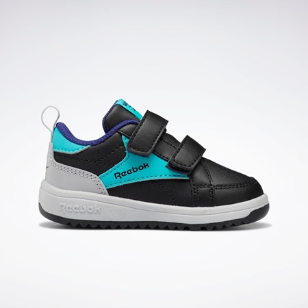 Reebok Weebok Clasp Low Shoes - Toddler Mustat Harmaat | VTPNSZ-075